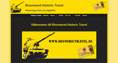 Desktop Screenshot of historictravel.se
